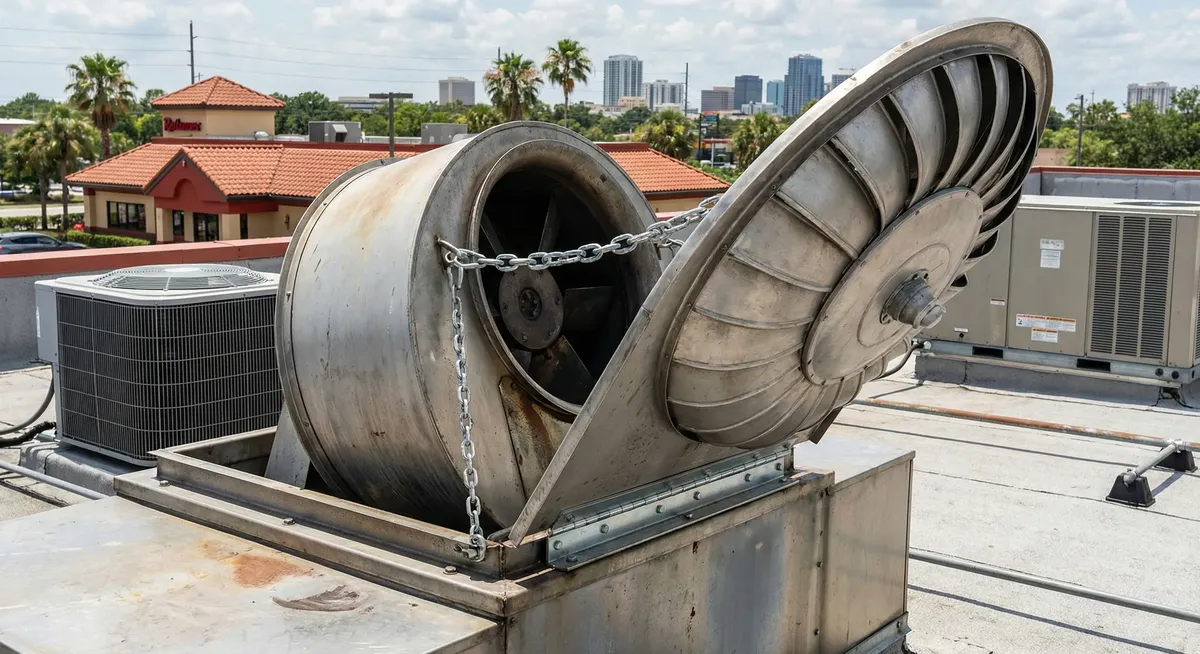 Greensboro Kitchen Exhaust Fan Cleaning & Rooftop Degreasing